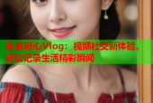 探索糖心Vlog：视频社交新体验，轻松记录生活精彩瞬间