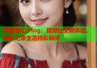 探索糖心Vlog：视频社交新体验，轻松记录生活精彩瞬间