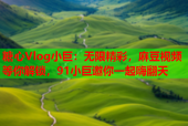 糖心Vlog小巨：无限精彩，麻豆视频等你解锁，91小巨邀你一起嗨翻天