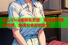 糖心Vlog破解免费版：轻松制作精彩视频，快速分享你的故事