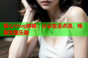 糖心Vlog群聊：分享生活点滴，畅聊无限乐趣