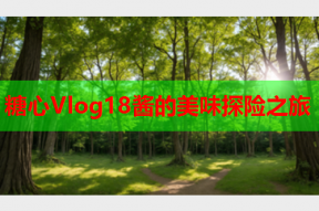 糖心Vlog18酱的美味探险之旅