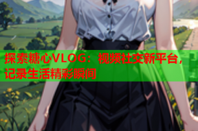 探索糖心VLOG：视频社交新平台，记录生活精彩瞬间