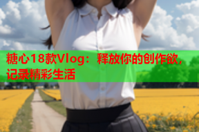 糖心18款Vlog：释放你的创作欲，记录精彩生活