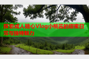 探索成人糖心Vlog小桃酱的甜蜜日常与独特魅力