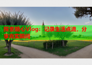 探索糖心Vlog：记录生活点滴，分享真实瞬间