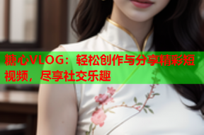 糖心VLOG：轻松创作与分享精彩短视频，尽享社交乐趣