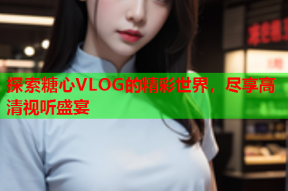 探索糖心VLOG的精彩世界，尽享高清视听盛宴