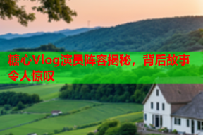 糖心Vlog演员阵容揭秘，背后故事令人惊叹