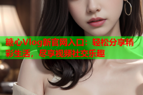糖心Vlog新官网入口：轻松分享精彩生活，尽享视频社交乐趣