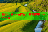 糖心出品Vlog推荐：发现你的下一个热爱