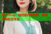 糖心Vlog：轻松创作短视频，实时互动社交平台