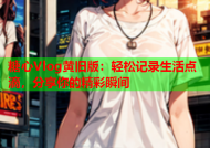 糖心Vlog黄旧版：轻松记录生活点滴，分享你的精彩瞬间