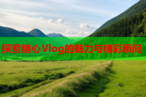 探索糖心Vlog的魅力与精彩瞬间