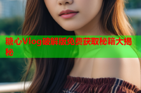 糖心Vlog破解版免费获取秘籍大揭秘