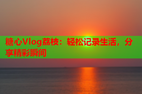 糖心Vlog荔枝：轻松记录生活，分享精彩瞬间