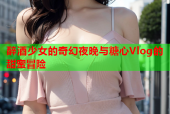 醉酒少女的奇幻夜晚与糖心Vlog的甜蜜冒险