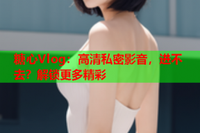 糖心Vlog：高清私密影音，进不去？解锁更多精彩