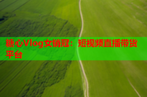 糖心Vlog女销冠：短视频直播带货平台
