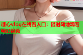 糖心vlog在线看入口：随时随地观看精彩视频