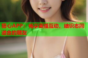 糖心APP：畅享直播互动，结识志同道合的朋友