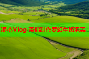 糖心Vlog 带你制作梦幻牛奶泡芙