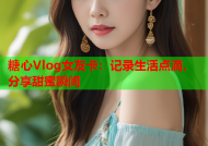 糖心Vlog女友卡：记录生活点滴，分享甜蜜瞬间