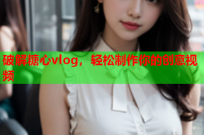 破解糖心vlog，轻松制作你的创意视频