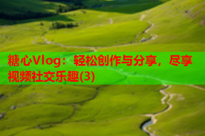 糖心Vlog：轻松创作与分享，尽享视频社交乐趣(3)