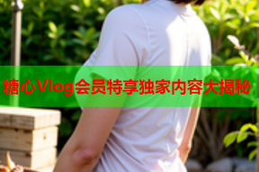 糖心Vlog会员特享独家内容大揭秘