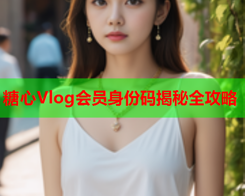 糖心Vlog会员身份码揭秘全攻略  第2张