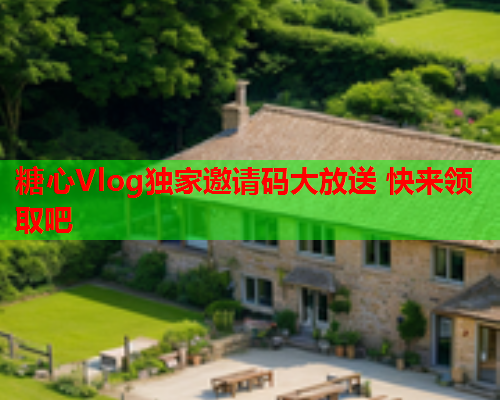 糖心Vlog独家邀请码大放送 快来领取吧  第2张