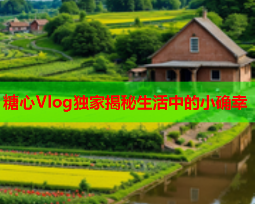 糖心Vlog独家揭秘生活中的小确幸  第1张