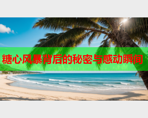 糖心风暴背后的秘密与感动瞬间  第1张