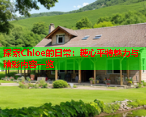 探索Chloe的日常：糖心平特魅力与精彩内容一览  第1张