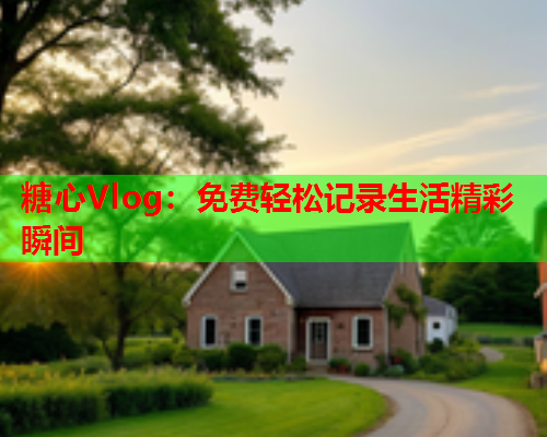 糖心Vlog：免费轻松记录生活精彩瞬间  第1张