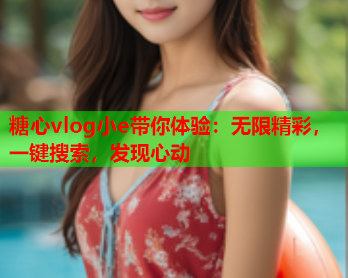 糖心vlog小e带你体验：无限精彩，一键搜索，发现心动  第1张